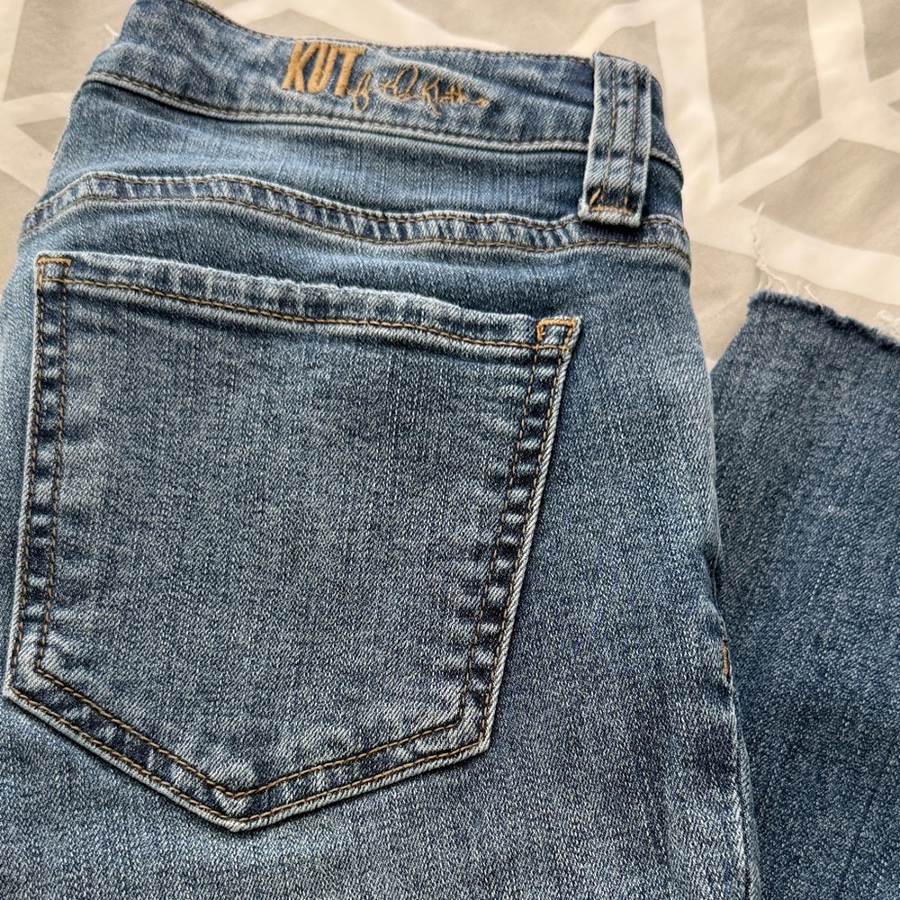 Kut from the Kloth Women's Light Blue Ankle Jeans